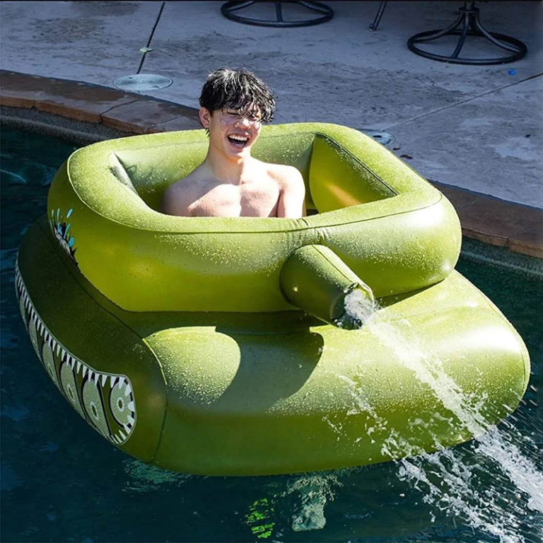 Tank Swimming Pool with Free Water Gun  Outdoor Hot Tubs