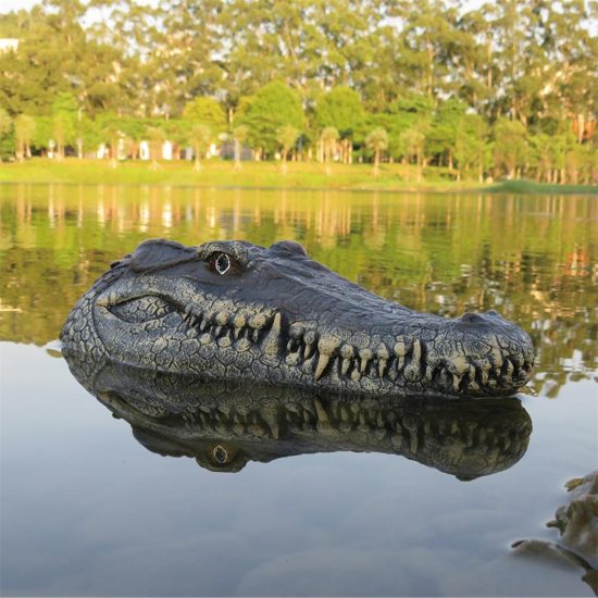 Crocodile Electric RC Boat Gag Funny Toy High-speed Waterproof Remote Control Watercraft Toy for Summer Water Fun
