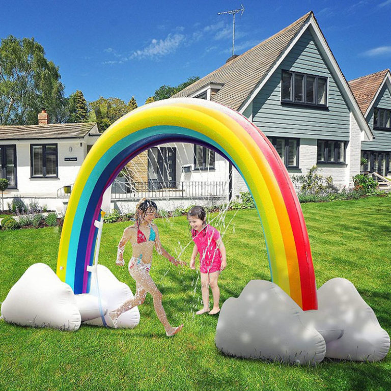 Animal Sprinkle Water Park Inflatable Elephant Outdoor Beach Toy Children Play Water Unicorn Spray Water Toys - Image 2