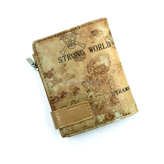 Short Wallet Anime One Piece PU Leather Multi-layer Card Holder - Image 2