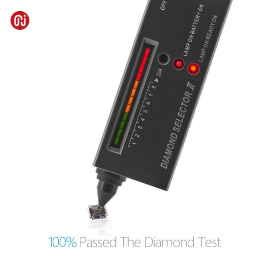 Diamond Moissanite Manual Cutting Emerald Grey VVS1 Premium Gems Loose Diamond Test Passed Gemstone For Jewelry Making - Image 3