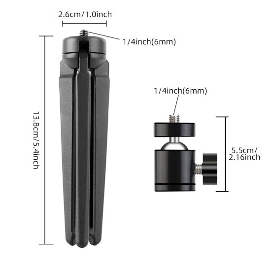 Portable Metal Desk Tripod for BYINTEK Projector - Image 3