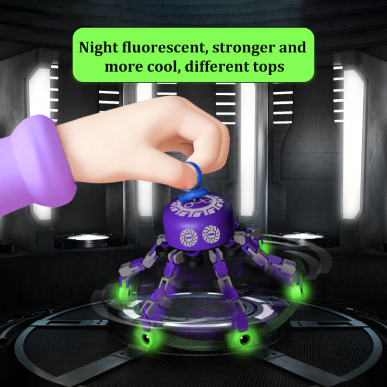 Fidget Spinner Toys DIY Fidget Ring Chain Spinner Antistress Hand Spinner Stress Reliever Gifts - Image 2