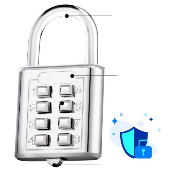 Password Code Combination Padlock Zinc Alloy Suitcase For Luggage Travel Code Smart Lock Code Keyed Anti-thieft Lock - Image 2