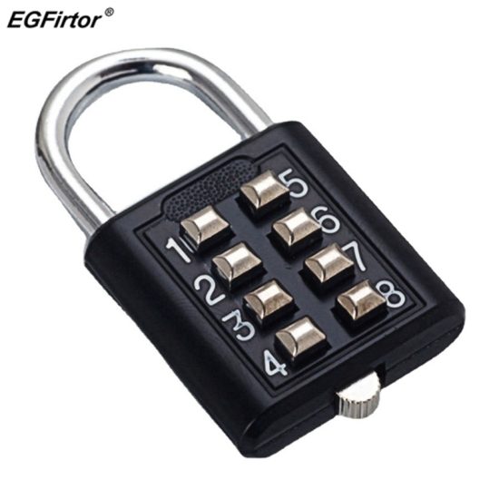 Password Code Combination Padlock Zinc Alloy Suitcase For Luggage Travel Code Smart Lock Code Keyed Anti-thieft Lock