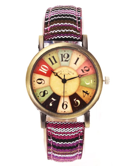 Sport Quartz Wrist Watch Pattern Retro Watches Men Women Military Camouflage Belt Denim Canvas Band Fashion - Image 2