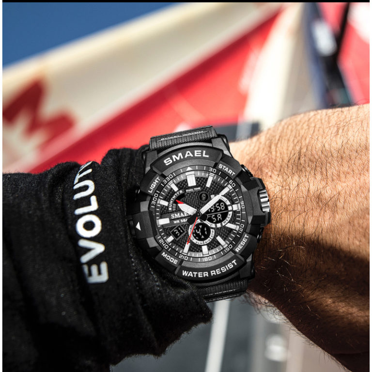 Military Watches Waterproof Sport Watch Camouflage Stopwacth LED Alarm Clock - Image 3