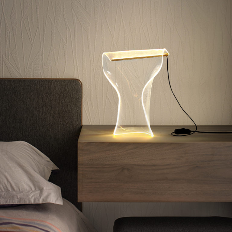 Creative Modern Living Room LED For Table Bedroom Bedside Gold Desk Lamp Showroom Simple Designer - Image 2