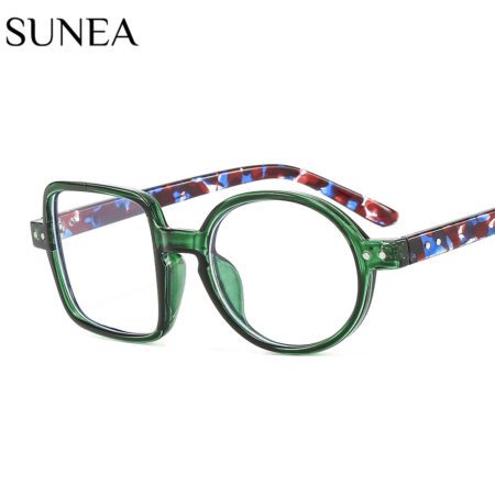 Fashion Round Glasses  Frame For Women And Men Clear Lens Square Glasses Optical