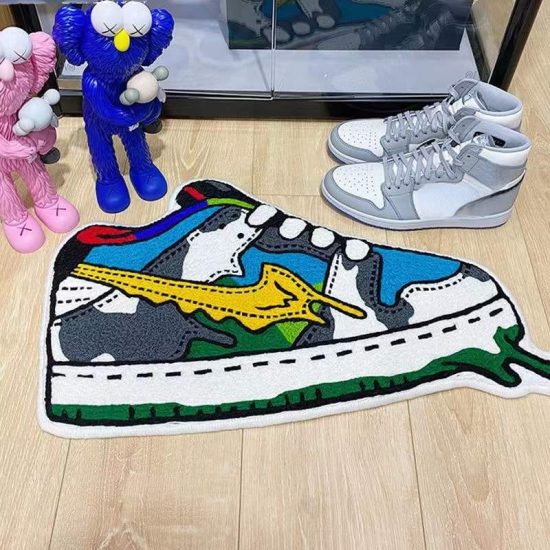 Popular Fashion Sneaker Carpet Anti-slip For Living Room Rugs Decoration Parlor Children Room Area - Image 2