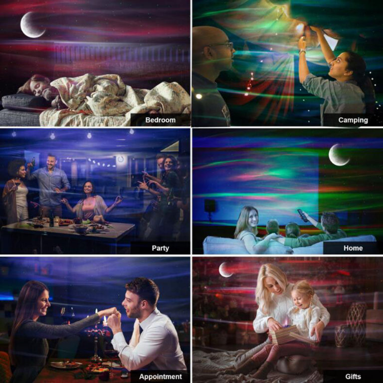 NEW Galaxy Projector Lamp Starry Sky LED Night Light For Home Bedroom Decor Children Gift - Image 3