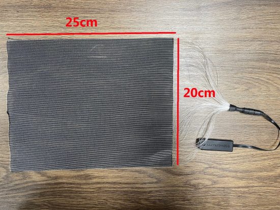 Lumisonata Led Fiber Optic Fabric With 7 Colors light up In The Dark Handmade For All - Image 4