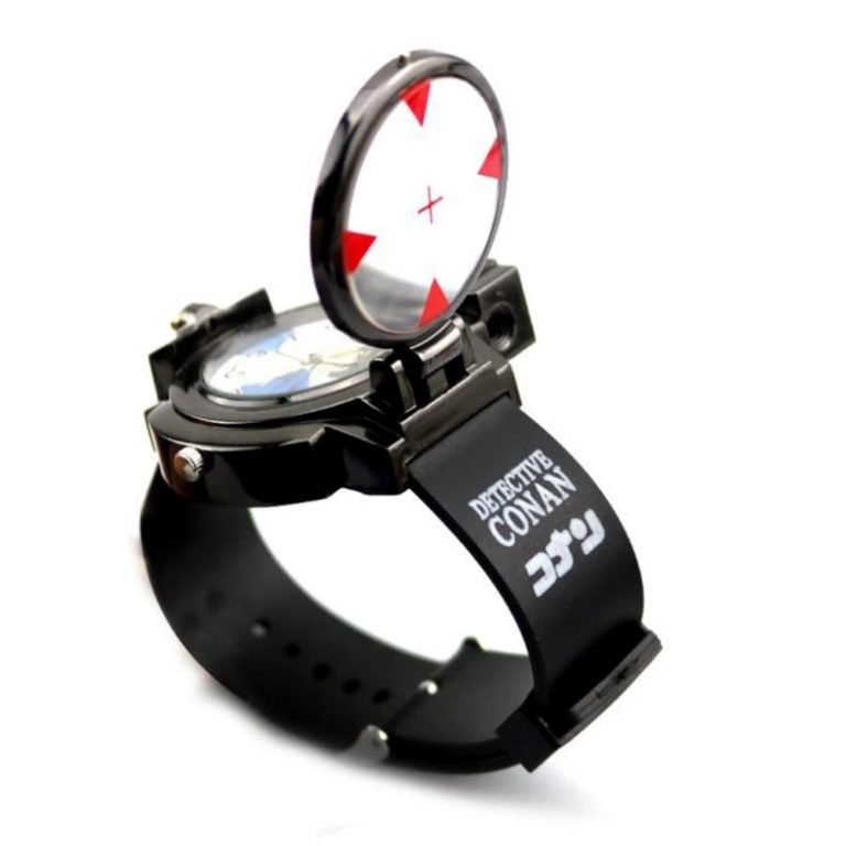 Japanese  Anime Quartz Watches Detective Conan Action Figures Can Launch LED Light Tag - Image 3