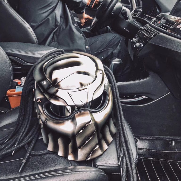 Iron Warrior Helmet Motorcycle Retro Biker Equipment