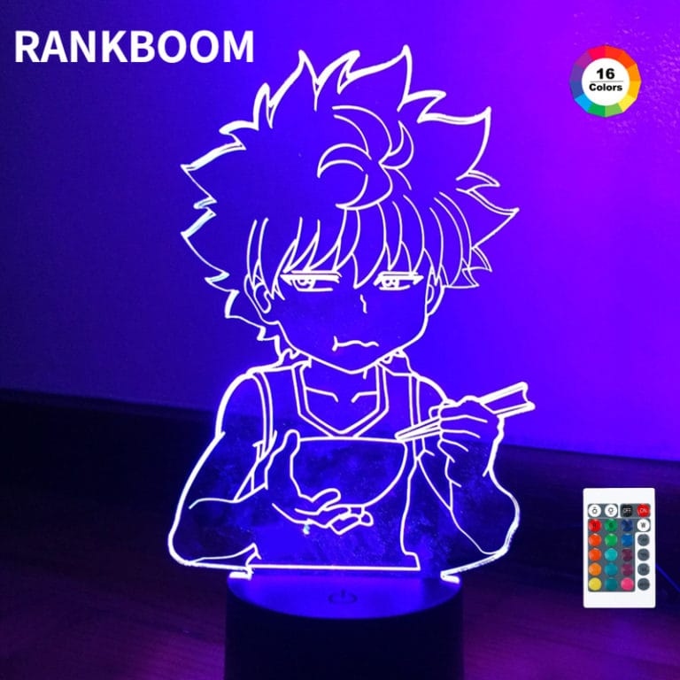 Acrylic 3D Lamp Anime Hunter X Hunter Killua Led Light Night Light Gift Neon Cute For Bedroom Decoration