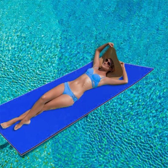 Floating Pad Summer 1.8M/70.9in Large Water-Resistant Foam Swimming Pool Water Blanket Float Mat Bed - Image 2