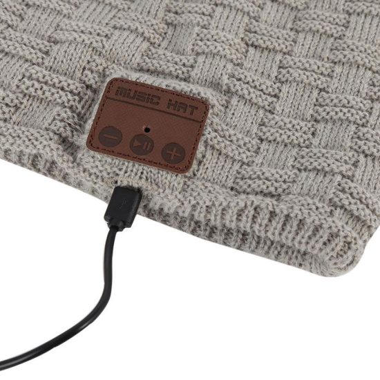 Winter Warm  Music Hat For Sport Wireless Headphone Smart Cap Speaker Mic Hats for Gifts Friend Lovers - Image 3