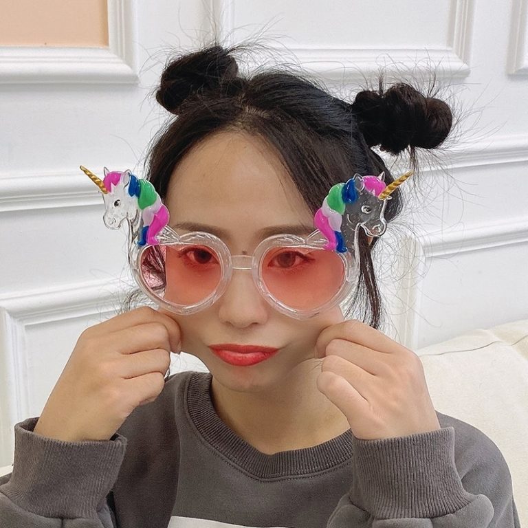 ⁦1 pc crazy funny sunglasses novelty accessories for carnival and boulevard⁩ - الصورة ⁦4⁩