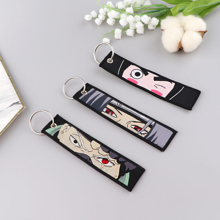 Anime Jujutsu Naruto Deamon Slayer Keyring Key Chain Use Gift - Image 2