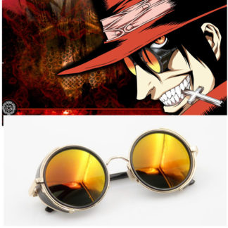 Anime HELLSING Alucard cosplay prop Vampire Hunter Sunglasses for Men Women