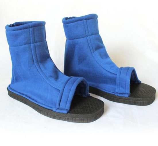 Costume Props Cosplay Shoes Akatsuki Ninja Uzumaki Sakura Sasuke Black Blue Cotton Soft Sandals Ninja Boots Kakashi Shoes - Image 2