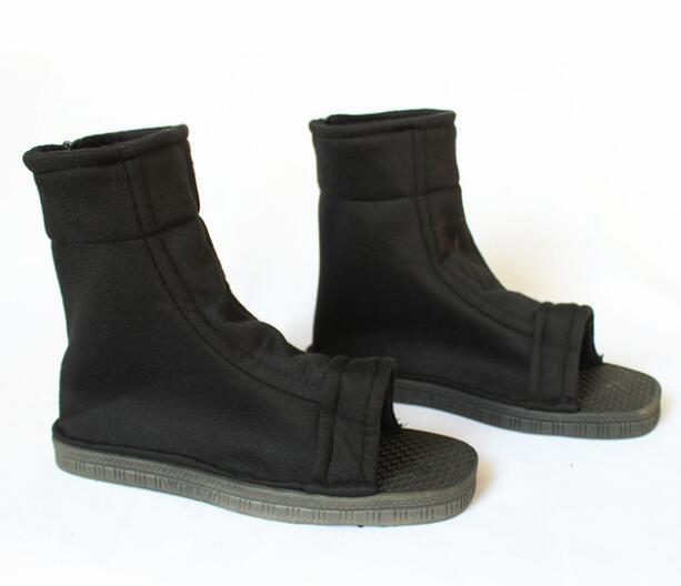 Costume Props Cosplay Shoes Akatsuki Ninja Uzumaki Sakura Sasuke Black Blue Cotton Soft Sandals Ninja Boots Kakashi Shoes