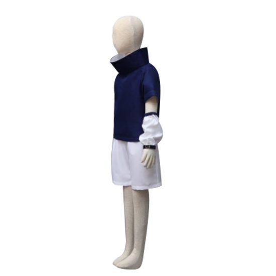 Uchiha Sasuke Costume Cosplay Comic Fans Kids Uniform - Image 2