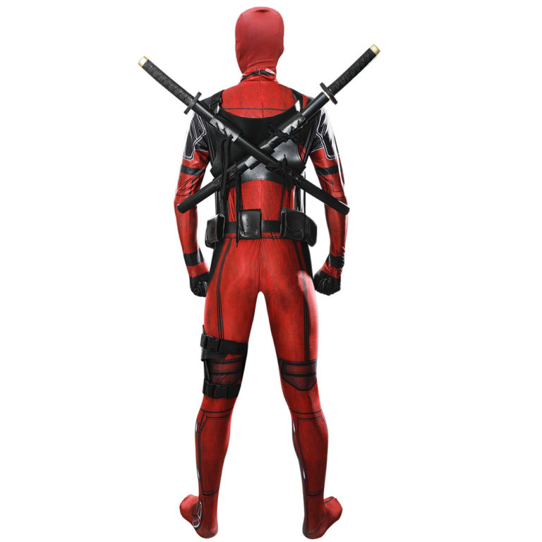 deadpool costume cosplay for kids and adult suit Anime Superhero cosplay - Image 3