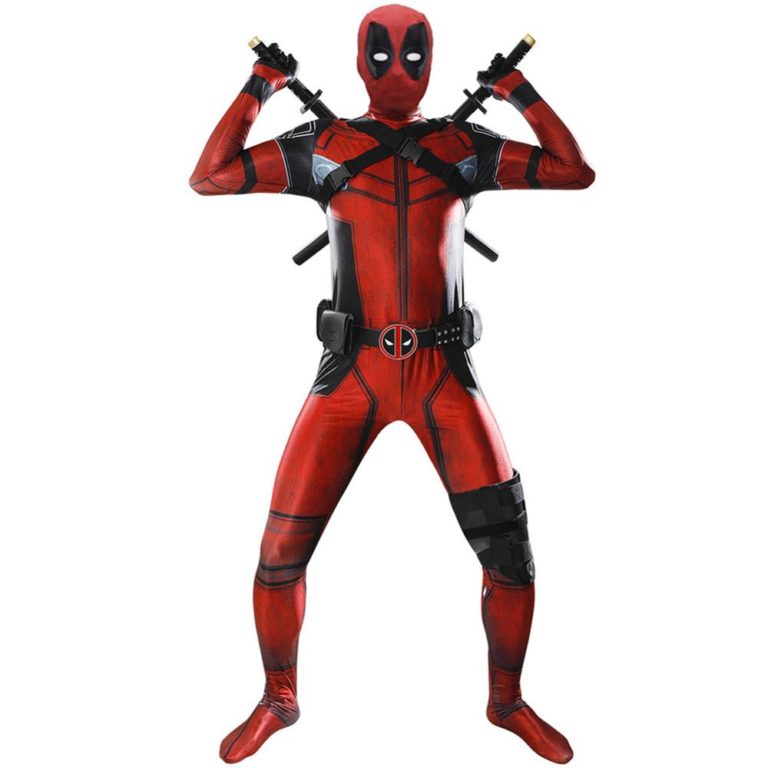 deadpool costume cosplay for kids and adult suit Anime Superhero cosplay - Image 2