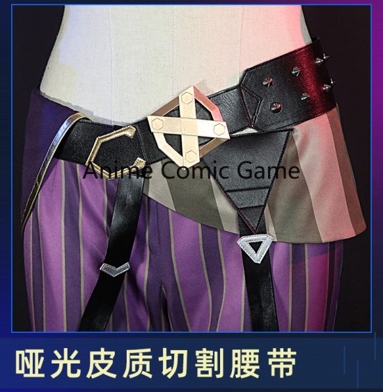 Anime Game LOL Arcane Cosplay Costume Crit Loli Jinx Cosplay Loose Cannon Cosplay Outfit Shoes Wig Sexy Women Carnival Costume - Image 3