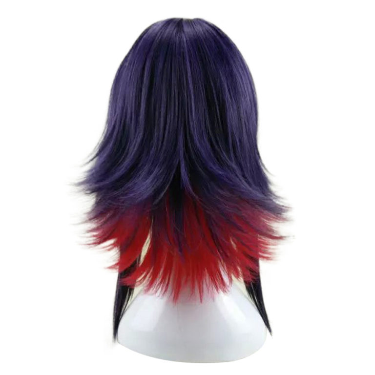 Synthetic Hair From HAIRJOY Purple Blue Mixed Red Cosplay Wig Straight Ombre Costume Wigs 2 Colors Available - Image 3