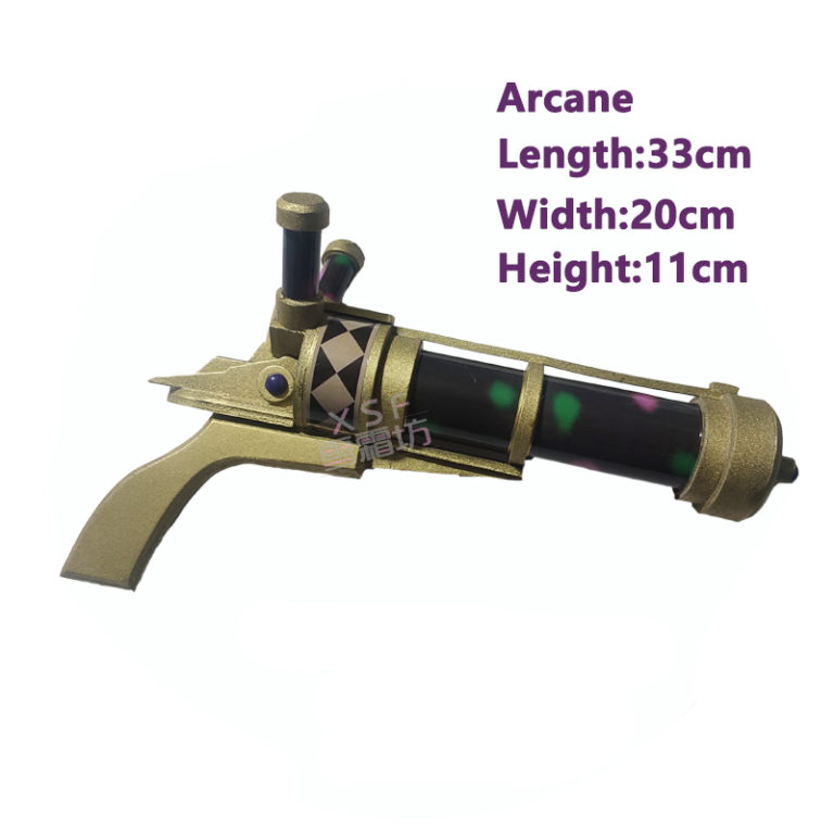 League of legend Arcane Jinx Cosplay Custom Made Arms Props BaoBao Vi Sister Cosplay Gun EVA PVC Material PVC - Image 2