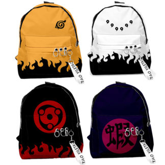Naruto Anime Cosplay Canvas Bag Girls Travel Bag Boys School Bag Notebook Bags