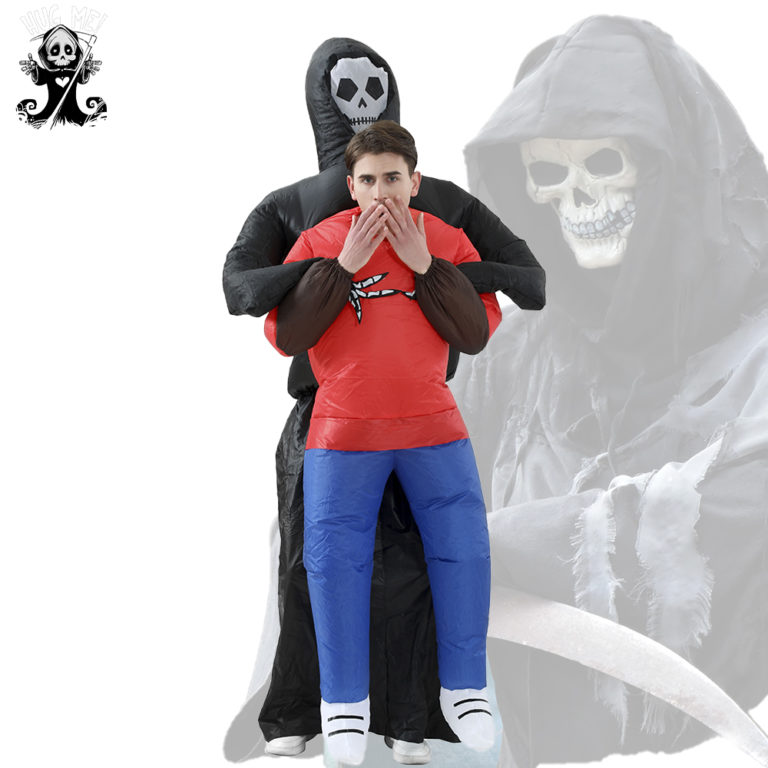 Inflatable Ghost Costume Adult Fantasy The Grim Reaper Suit The Grim Reaper Masquerade Men