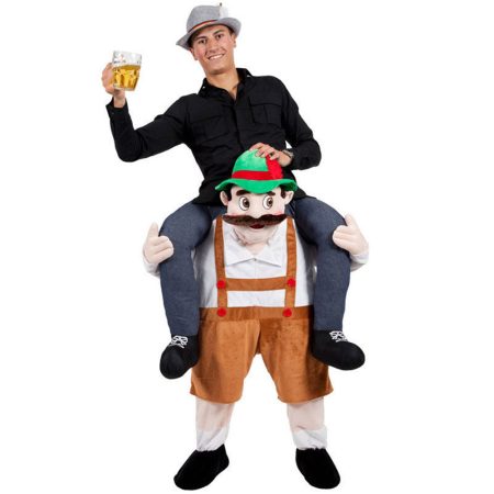 Ride on Me Attached False Human Legs Suit Adult Costume Walking Man