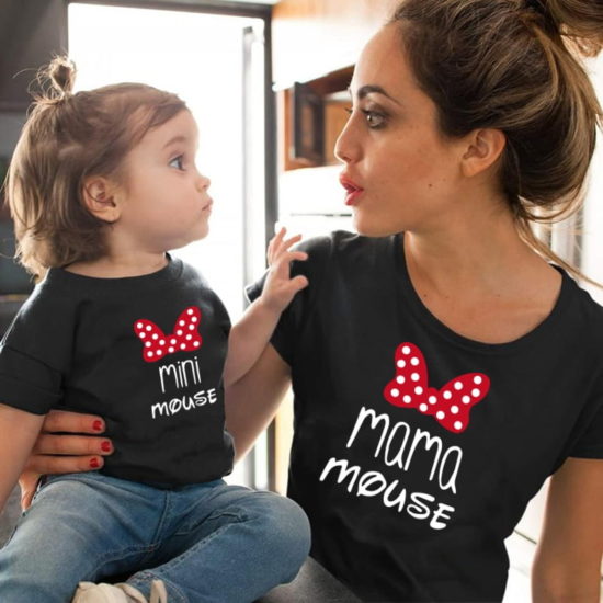 Family Tshirts Fashion  baby girl Cotton