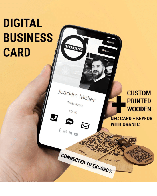 ⁦Wooden Blank Digital Business Card NFC Ntag213 Ntag216 RFID Black Walnut DIY Crafts Laser Engraving New Materials⁩ - الصورة ⁦2⁩