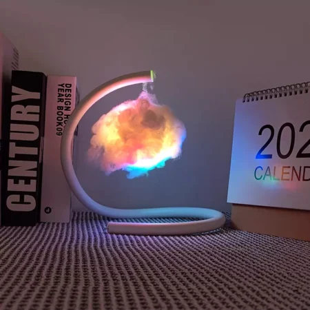 Creative Cloud Lamp Cotton Shape DIY Room Decor Bedroom Living Room Table Lamp Bedside Night Light