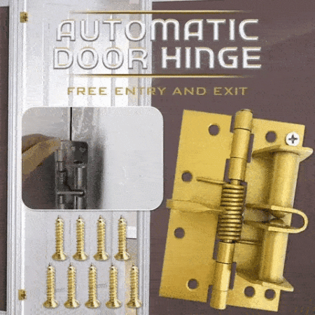Automatic Closing DoorSpring Self-aligning Hinge Multi-function Detachable Door Closer
