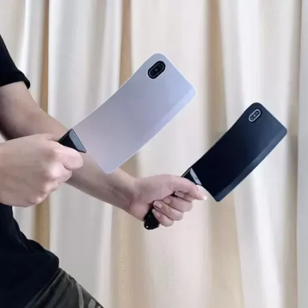 Case for iPhone Funny Knife Soft Silicone Shockproof Shell