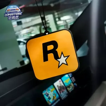 Rockstar GTA Air Freshener Car pendant Racing Style Car Rear View Mirrow Pendent Perfume Fragrance