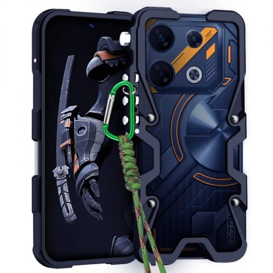 For infinix Metal Bumper Case Aluminum Metal Frame joker Cover