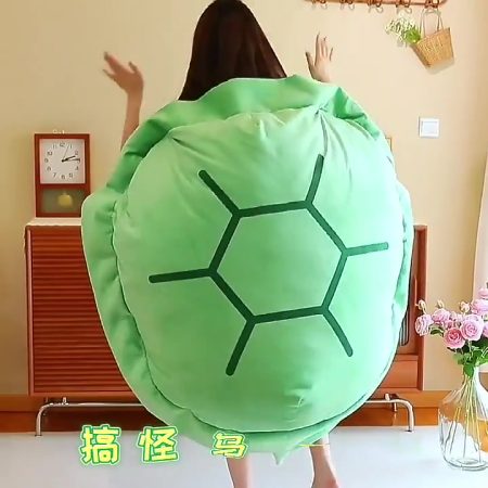 Turtle Shell Pillow Toys Big Tortoise Clothes Stuffed Soft for Sleeping Cushion Cosplay Game Gift