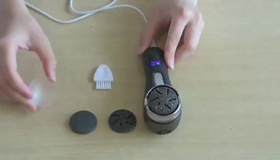 Electric Foot Rasp Electric Pedicure Foot Sander Rechargeable IPX7 Waterproof to Eliminate Feet Dead Skin and Calluses