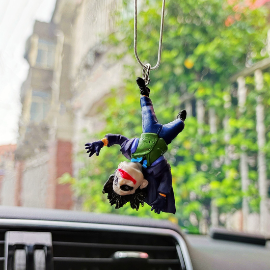 Upside Down Joker Model The Joker Doll Car Accessories Interior Aroma Ornament Clip